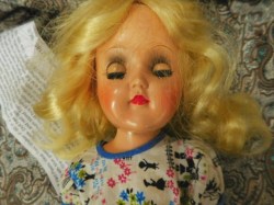 toni blonde print dress a6